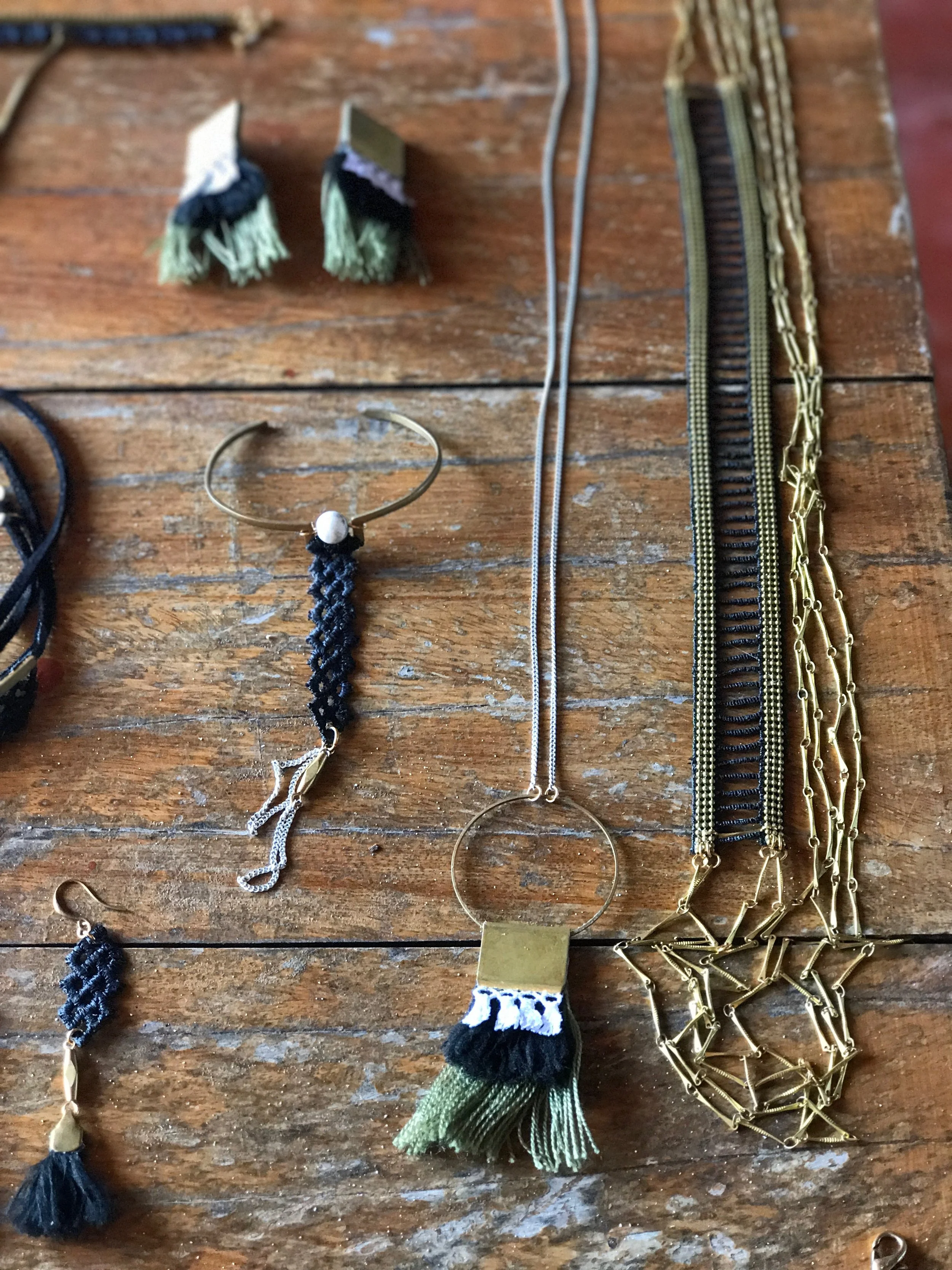 Opium necklace & body harness — This Ilk - Vintage lace statement